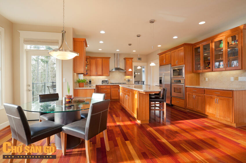 Các loại sàn gỗ cho phòng bếp