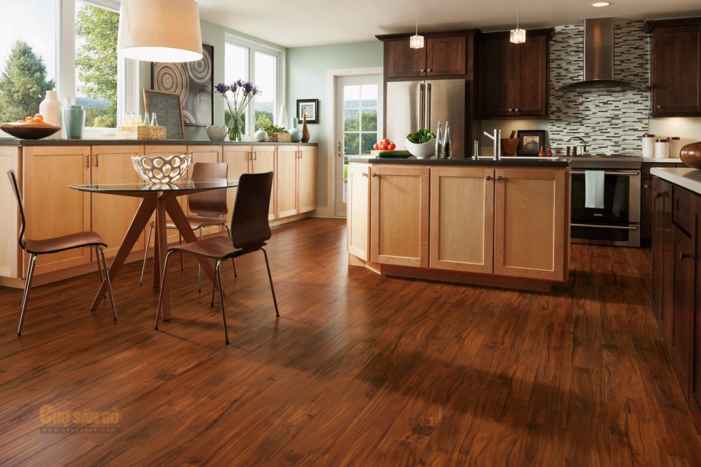 Sàn gỗ tự nhiên cho nhà bếp