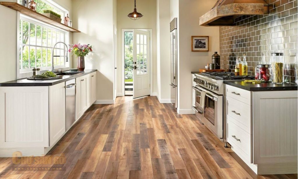 Sàn gỗ công nghiệp cho nhà bếp